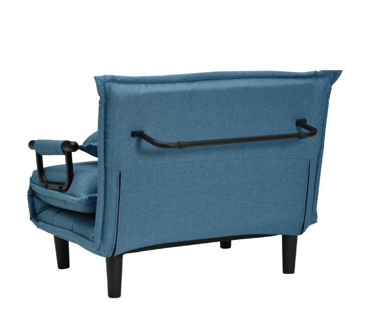 3つ折り ソファベッド ビータ4 クッション付 3WAY ソファーベッド 1人掛け リクライニングソファ 折り畳み 簡易ベッド カウチソファ カウチソファー ベッドソファ ベッドソファー 折りたたみソファー(代引不可)