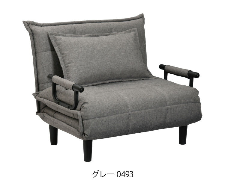 3つ折り ソファベッド ビータ4 クッション付 3WAY ソファーベッド 1人掛け リクライニングソファ 折り畳み 簡易ベッド カウチソファ カウチソファー ベッドソファ ベッドソファー 折りたたみソファー(代引不可)
