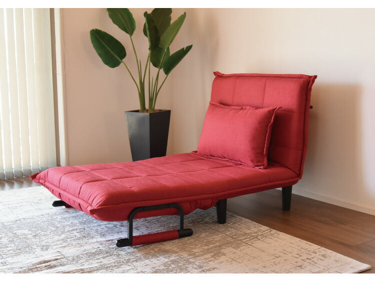 3つ折り ソファベッド ビータ4 クッション付 3WAY ソファーベッド 1人掛け リクライニングソファ 折り畳み 簡易ベッド カウチソファ カウチソファー ベッドソファ ベッドソファー 折りたたみソファー(代引不可)