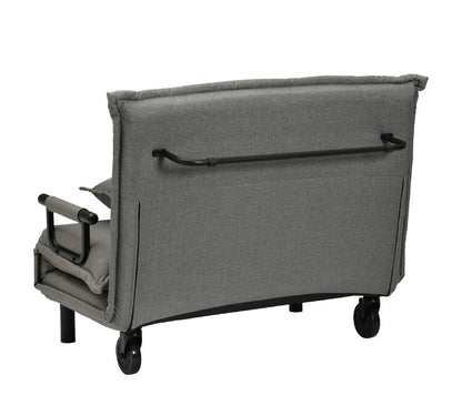 3つ折り キャスター付き ソファベッド ビータアクティブ2 クッション付 3WAY ソファーベッド 1人掛け リクライニングソファ 折り畳み 簡易ベッド カウチソファ カウチソファー ベッドソファ(代引不可)