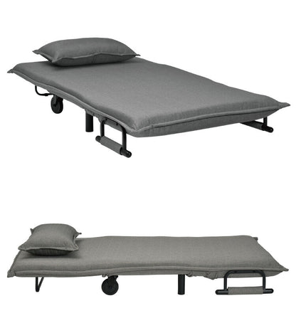 3つ折り キャスター付き ソファベッド ビータアクティブ2 クッション付 3WAY ソファーベッド 1人掛け リクライニングソファ 折り畳み 簡易ベッド カウチソファ カウチソファー ベッドソファ(代引不可)