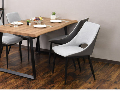 ダイニングチェア メロン チェア 2脚セット ダイニング チェア チェアー 木製 北欧 クッション ダイニングチェア 椅子 イス(代引不可)