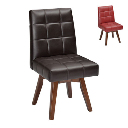 ダイニングチェア チェア PVC 回転 木製 椅子 リビング おしゃれ かわいい 北欧 フェリス(代引不可)