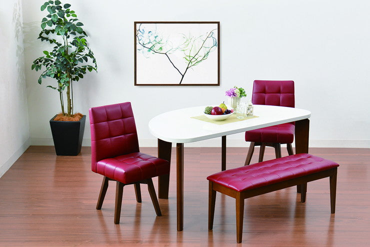 ダイニングチェア チェア PVC 回転 木製 椅子 リビング おしゃれ かわいい 北欧 フェリス(代引不可)