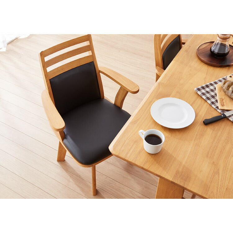 ダイニングチェア チェア PVC 回転 木製 椅子 リビング おしゃれ かわいい 北欧 コバ(代引不可)