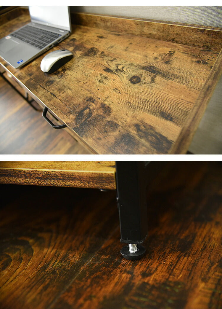 オープンラック コンタ2 7515 フリーラック ヴィンテージ調 コンクリート調 収納 オープンラック スチールラック グレー ブラウン シェルフ 木目調 おしゃれ 棚 本棚(代引不可)