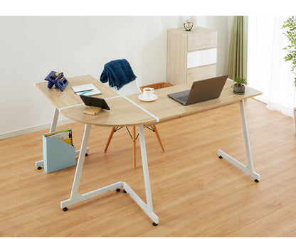 コーナーデスク L字型 147cm幅 パソコンデスク デスク 木製 リモートワーク 在宅勤務 マーキュリーL 書斎 おしゃれ かわいい モダン ホワイト ブラック(代引不可)