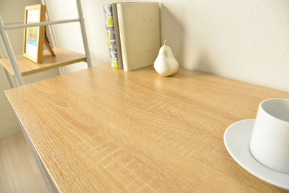 デスク 幅90cm・84cm 2点セット 机 PCデスク 学習机 キャスター付 スチール 北欧 ターブルW 広々使える 大きめ スペース大(代引不可)