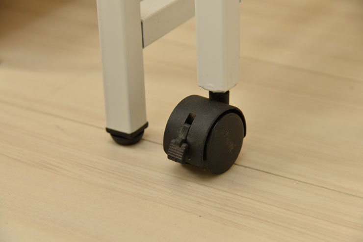 デスク 幅90cm・84cm 2点セット 机 PCデスク 学習机 キャスター付 スチール 北欧 ターブルW 広々使える 大きめ スペース大(代引不可)