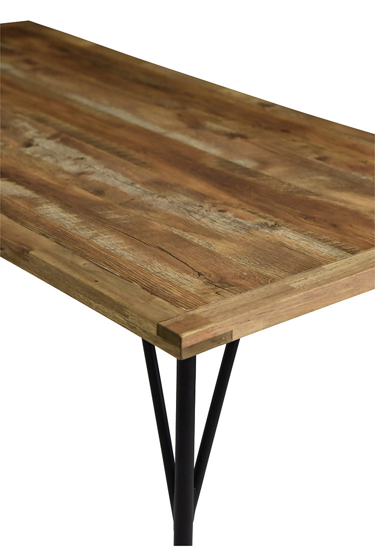 ダイニングテーブル ゲンブ150 150×80cm ダイニング テーブル 北欧 テーブル 作業台 ダイニングテーブル単品 キッチン テーブル 北欧 アイアン(代引不可)