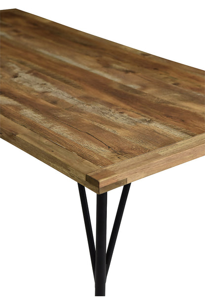 ダイニングテーブル ゲンブ165 165×80cm ダイニング テーブル 北欧 テーブル 作業台 ダイニングテーブル単品 キッチン テーブル 北欧 アイアン(代引不可)