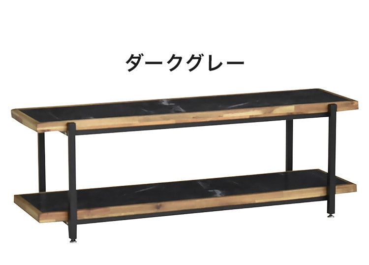 ローボード 幅120cm FJ-120 木目調 おしゃれ ヴィンテージ調 収納 収納家具 リビング収納 テレビ台 ローボード 棚 テレビラック TV台 TVボード パソコン台 AVボード(代引不可)