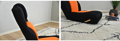 ゴロンリー 座椅子 レバー操作 一人用 座椅子 メッシュ リクライニングチェア ハイバック リクライニング ソファ ソファー リクライニングソファ 1人用ソファ おしゃれ(代引不可)