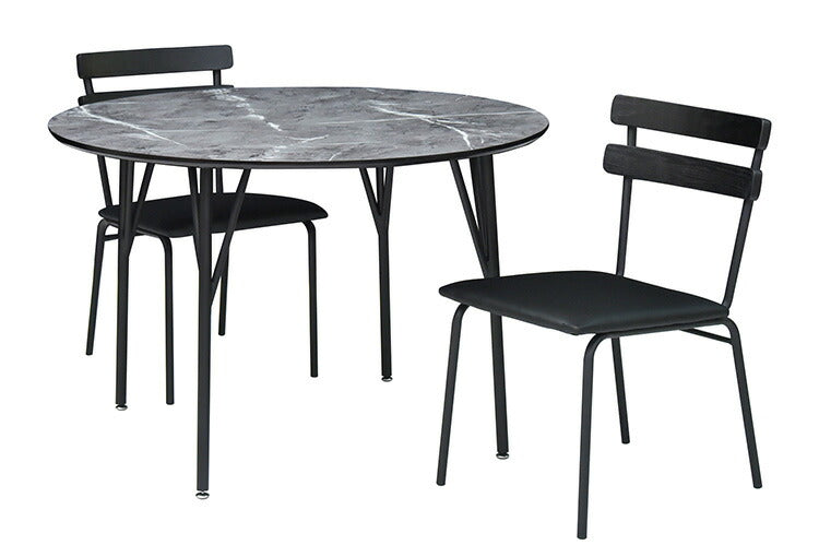 ダイニングテーブル 幅105cm 丸ダイニングテーブル 丸テーブル テーブル 4人 丸形 円形 スチール 4人掛け用 机 リビング おしゃれ 北欧 アンティーク ヴィンテージPCデスク リモート リモートワーク モダン 食卓 食卓テーブル スタイリッシュ(代引不可)