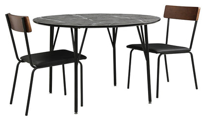 ダイニングテーブル 幅105cm 丸ダイニングテーブル 丸テーブル テーブル 4人 丸形 円形 スチール 4人掛け用 机 リビング おしゃれ 北欧 アンティーク ヴィンテージPCデスク リモート リモートワーク モダン 食卓 食卓テーブル スタイリッシュ(代引不可)