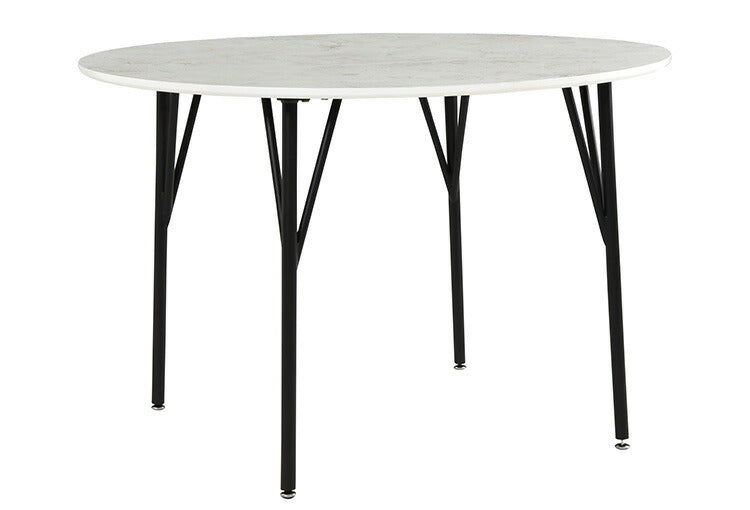 ダイニングテーブル 幅105cm 丸ダイニングテーブル 丸テーブル テーブル 4人 丸形 円形 スチール 4人掛け用 机 リビング おしゃれ 北欧 アンティーク ヴィンテージPCデスク リモート リモートワーク モダン 食卓 食卓テーブル スタイリッシュ(代引不可)