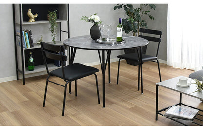 ダイニングテーブル 幅105cm 丸ダイニングテーブル 丸テーブル テーブル 4人 丸形 円形 スチール 4人掛け用 机 リビング おしゃれ 北欧 アンティーク ヴィンテージPCデスク リモート リモートワーク モダン 食卓 食卓テーブル スタイリッシュ(代引不可)