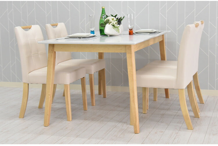 ダイニングチェア 2脚セット チェア 椅子 木製 PVC 2脚組 リビング おしゃれ 北欧 アンティーク ヴィンテージ モダン ナチュラル いす イス チェアー ダイニングチェアー(代引不可)