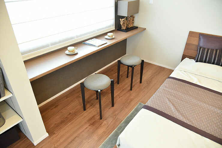 スツール 木製 2脚セット ファブリック 天然木 おしゃれ かわいい 北欧 インテリア チェア 椅子 シェル スタッキングスツール(代引不可)