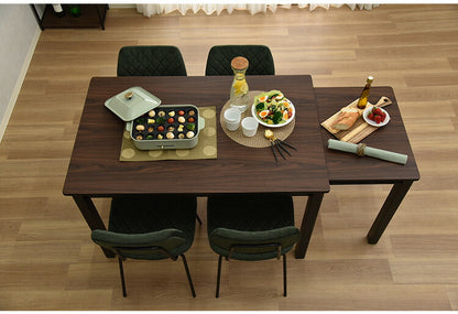 ダイニングテーブル 伸縮テーブル 4人 6人 8人 120cm幅 200cm幅 木製 4人掛け用 机 リビング おしゃれ 北欧 アンティーク ヴィンテージ ブライト PCデスク リモート(代引不可)