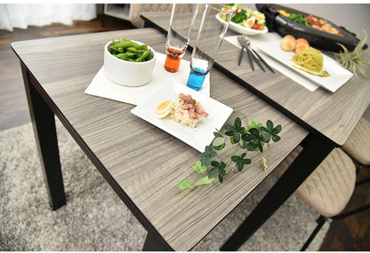 ダイニングテーブル 伸縮テーブル 4人 6人 8人 120cm幅 200cm幅 木製 4人掛け用 机 リビング おしゃれ 北欧 アンティーク ヴィンテージ ブライト PCデスク リモート(代引不可)