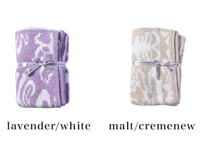 kashwere カシウェア ブランケット ダマスク 85×110cm ひざ掛け プレゼント お祝い 出産祝い 誕生日プレゼント ギフト ケット ハーフケット 膝掛け タオルケット