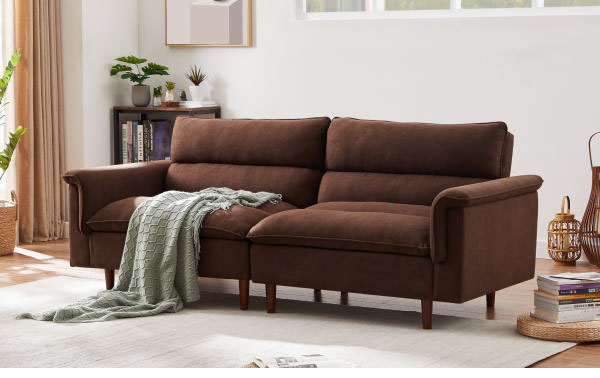 ソファベッド カジュアルソファベッド 幅209cm 肘付き 肘掛け付き リクライニング ソファ 三人掛け ソファー 3人掛けソファ 三人掛けソファ 北欧 おしゃれ ファブリック(代引不可)