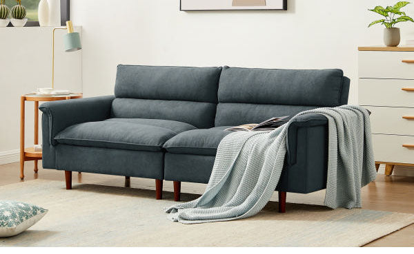 ソファベッド カジュアルソファベッド 幅209cm 肘付き 肘掛け付き リクライニング ソファ 三人掛け ソファー 3人掛けソファ 三人掛けソファ 北欧 おしゃれ ファブリック(代引不可)