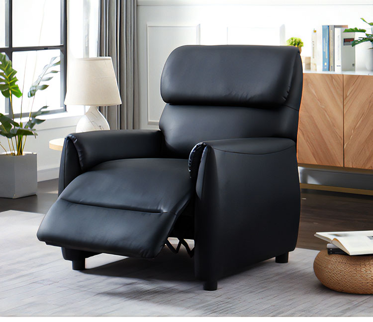 リクライニングチェア オットマン一体型 手動 肘付き 一人掛け フットレスト付き ソファ パーソナルソファ パーソナルチェア おしゃれ シンプル(代引不可)