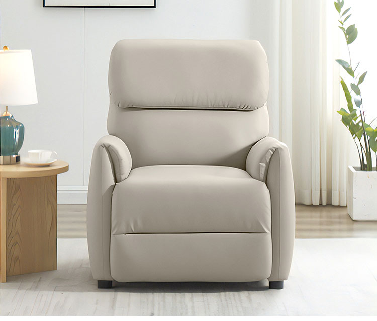 リクライニングチェア オットマン一体型 手動 肘付き 一人掛け フットレスト付き ソファ パーソナルソファ パーソナルチェア おしゃれ シンプル(代引不可)