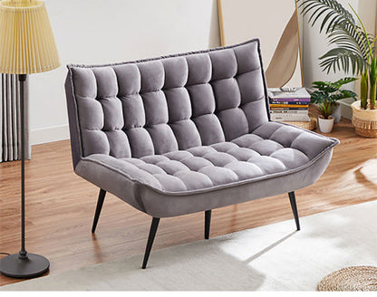 ソファ スタイリッシュソファ 2人掛け 肘付き 幅120cm ソファ かわいい 二人掛け ソファー 2人掛けソファ 二人掛けソファ 北欧 おしゃれ ファブリック(代引不可)