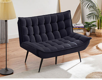 ソファ スタイリッシュソファ 2人掛け 肘付き 幅120cm ソファ かわいい 二人掛け ソファー 2人掛けソファ 二人掛けソファ 北欧 おしゃれ ファブリック(代引不可)