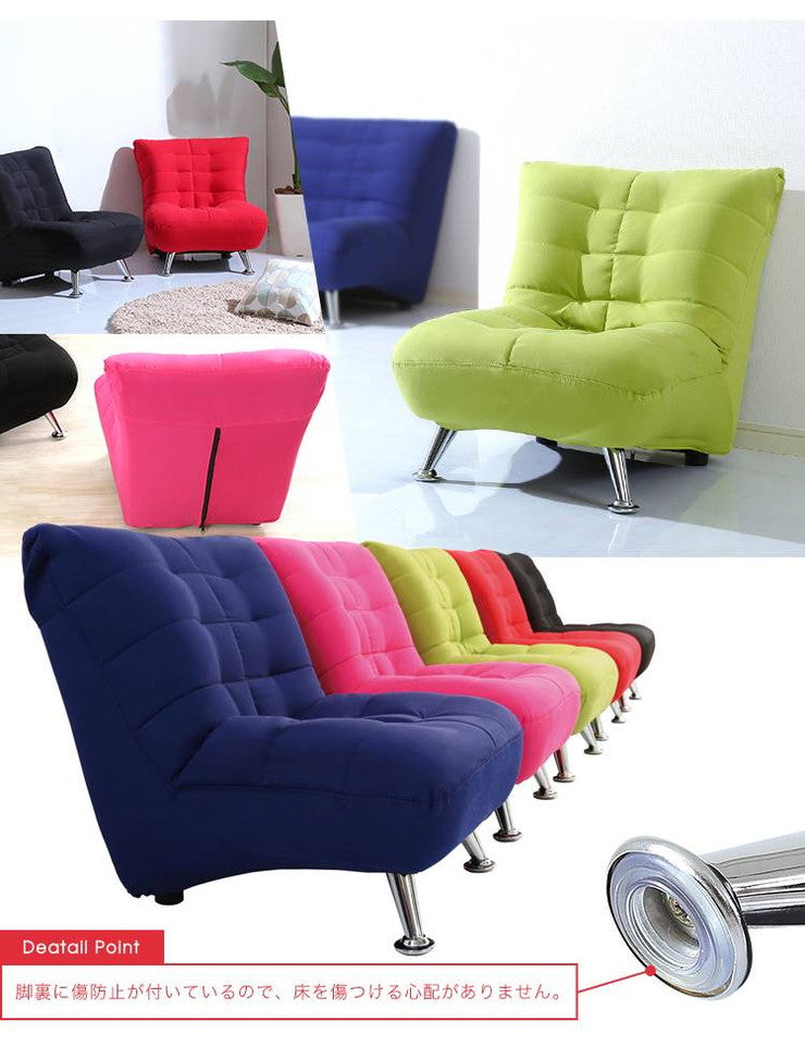 コンパクトソファ マフィン 1人掛け 肘なし コンパクト おしゃれ 低め ロータイプ 北欧 ソファ ソファー 布張り 小さめ(代引不可)