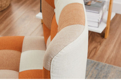 ソファ パッチワークソファ 2人掛け 肘無し 幅119cm ソファ 二人掛け ソファー 2人掛けソファ 二人掛けソファ 北欧 おしゃれ ナチュラル ファブリック(代引不可)