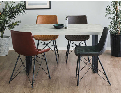 ダイニングテーブル 幅140 奥行80 テーブル デスク 学習机 食卓 黒脚 ロの字型 テーブル単体 コの字 スクエア脚 一人暮らし リビング キッチン カフェ PC パソコン リモート テレワーク 在宅(代引不可)