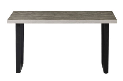 ダイニングテーブル 幅140 奥行80 テーブル デスク 学習机 食卓 黒脚 ロの字型 テーブル単体 コの字 スクエア脚 一人暮らし リビング キッチン カフェ PC パソコン リモート テレワーク 在宅(代引不可)