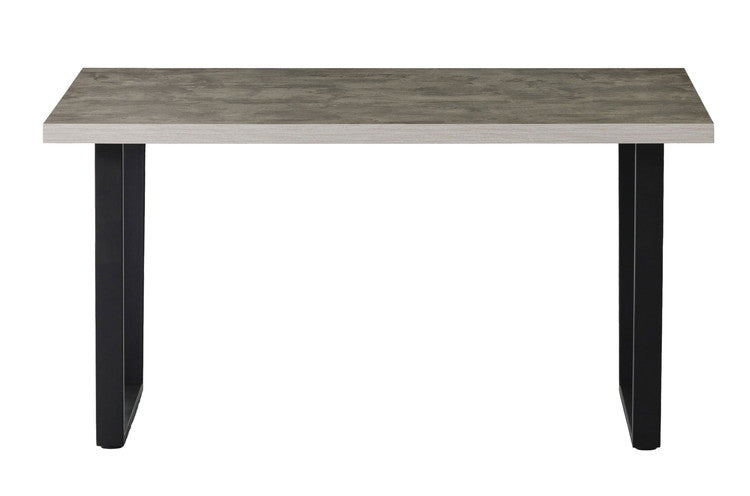 ダイニングテーブル 幅140 奥行80 テーブル デスク 学習机 食卓 黒脚 ロの字型 テーブル単体 コの字 スクエア脚 一人暮らし リビング キッチン カフェ PC パソコン リモート テレワーク 在宅(代引不可)