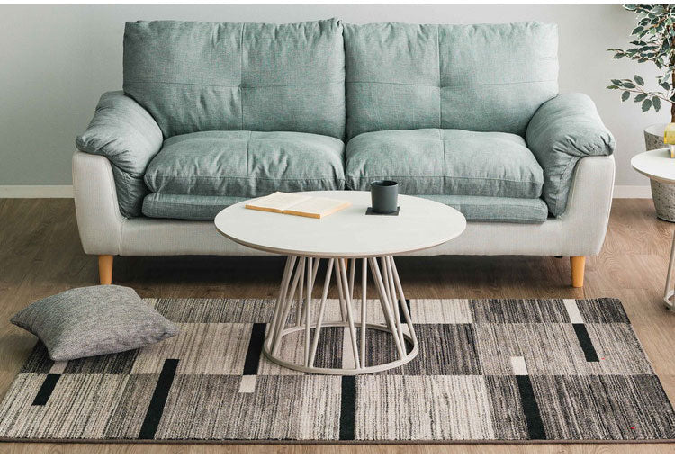 サイドテーブル 円形 幅80 ラウンドテーブル ミニテーブル ナイトテーブル ベッドサイド ソファサイド テーブル おしゃれ 北欧 ナチュラル ホワイト コンクリート調 モルタル調 メラミン スチール(代引不可)