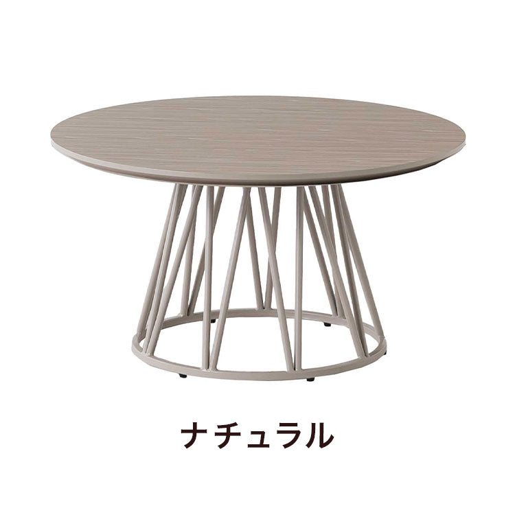 サイドテーブル 円形 幅80 ラウンドテーブル ミニテーブル ナイトテーブル ベッドサイド ソファサイド テーブル おしゃれ 北欧 ナチュラル ホワイト コンクリート調 モルタル調 メラミン スチール(代引不可)