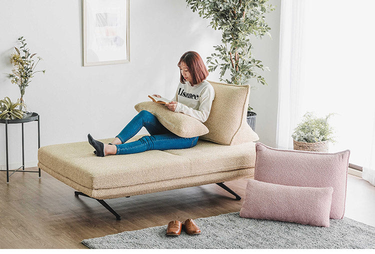 アイランドソファ 2人掛けソファ ソファ単品 幅160cm モコモコ ゆったり ダークグレー ベージュ 座り心地 くつろぎ ふかふか 木脚 おしゃれ コンパクト 北欧 家具 インテリア モダン フェミニン(代引不可)