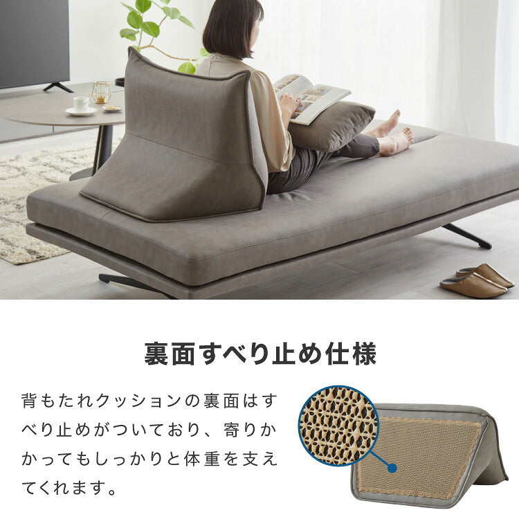 アイランドソファ ソファ本体 単品 脚付き脚付きマットレス ベッド 幅160 奥行100 開梱設置無料 ファブリックレザー モダン ソファベッド フロアソファ ローソファ(代引不可)