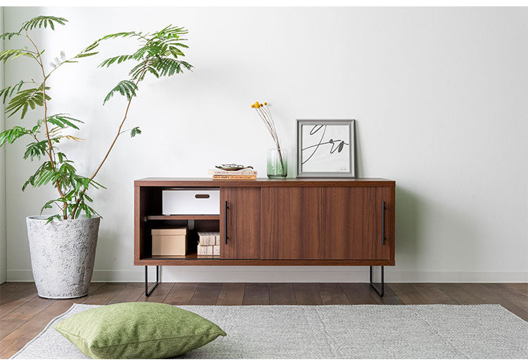 ローボード 幅120cm リビング収納 テレビ台 ローボード 棚 テレビラック TV台 TVボード パソコン台 AVボード インテリア 収納 収納家具 リビングボード 木目調 高級感(代引不可)