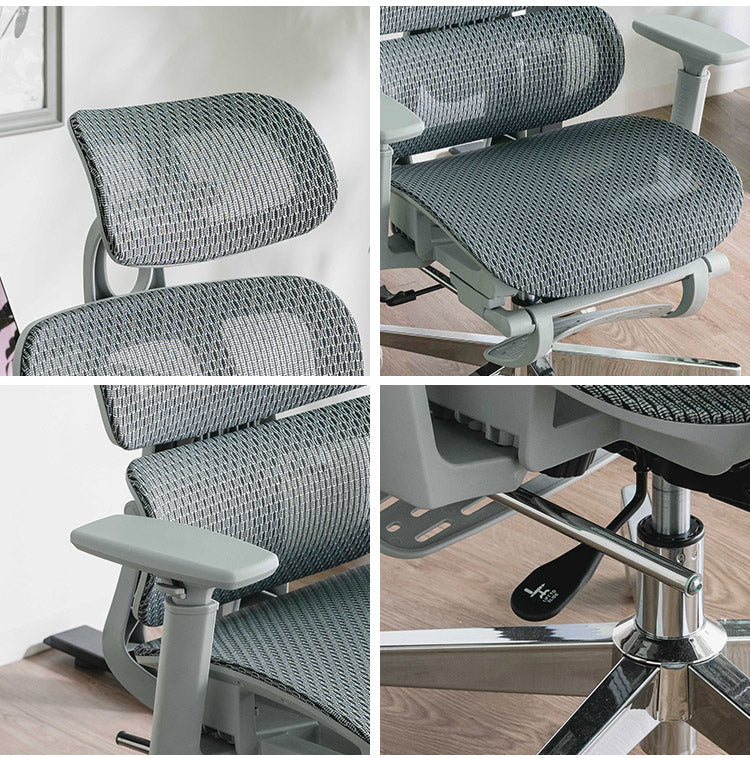 オフィスチェア ゲーミングチェア チェア 椅子 イス チェアー パソコンチェア デスクチェア メッシュ オットマン リクライニング おしゃれ ハイバック ワークチェア(代引不可)