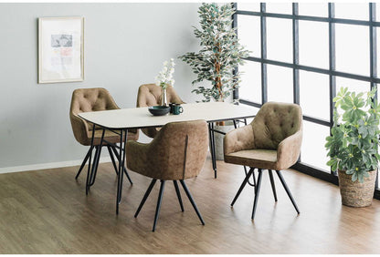 ダイニングテーブル セラミック 幅150 cm 奥行90 cm おしゃれ 6人掛け 4人掛け テーブル セラミックテーブル 食卓テーブル 北欧 ダイニング 高級感 耐高温 食事 傷に強い リビング 新生活(代引不可)