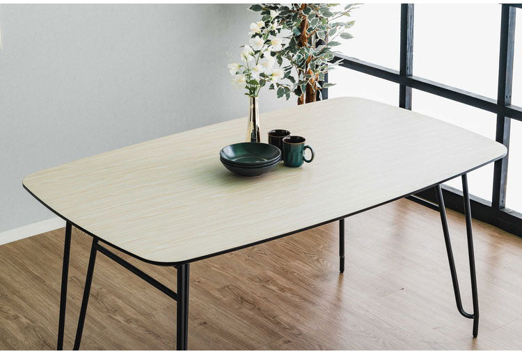 ダイニングテーブル セラミック 幅150 cm 奥行90 cm おしゃれ 6人掛け 4人掛け テーブル セラミックテーブル 食卓テーブル 北欧 ダイニング 高級感 耐高温 食事 傷に強い リビング 新生活(代引不可)