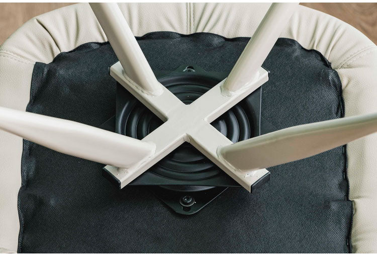 ダイニングチェア 回転式 椅子 チェア おしゃれ 食卓椅子 イス 単品 オートリターン 北欧 モダン シンプル エレガント 高級感 肘付き ダイニングチェアー いす 布地 ファブリック 合成皮革 PUレザー(代引不可)