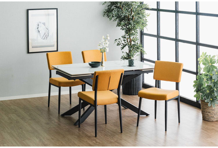 伸長式 ダイニングテーブル セラミック エクステンション 幅160~220×奥行90×高さ72cm 4人掛け 北欧 おしゃれ 単品 ダイニングテーブル 食卓 グレー ブラック モダン リビング 伸縮 伸ばせる(代引不可)