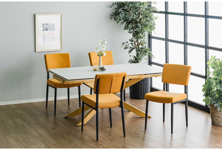 伸長式 ダイニングテーブル セラミック エクステンション 幅160~240×奥行90×高さ72cm 4人掛け 北欧 おしゃれ 単品 ダイニングテーブル 食卓 グレー ブラック モダン リビング 伸縮 伸ばせる(代引不可)