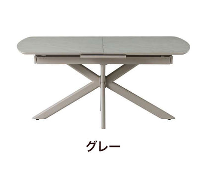 ダイニングセット ダイニングテーブル セラミック 高圧メラミン エクステンション 幅160~220 4人掛け コーデュロイ ダイニングチェア 4個入り 北欧 おしゃれ 伸長式 ダイニングテーブル リビング(代引不可)