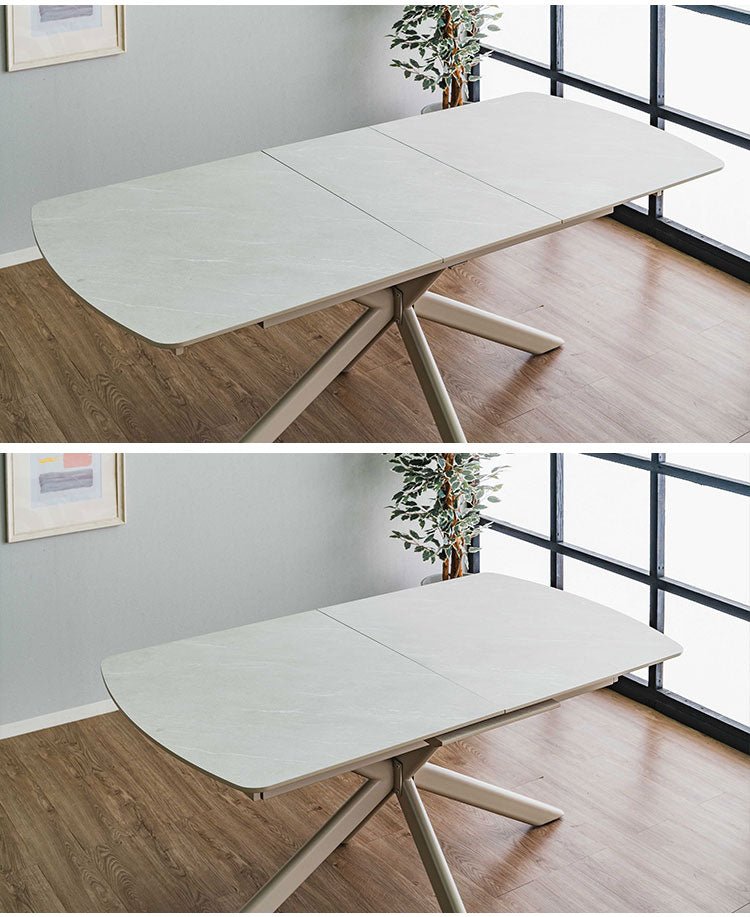 ダイニングセット ダイニングテーブル セラミック 高圧メラミン エクステンション 幅160~220 4人掛け コーデュロイ ダイニングチェア 4個入り 北欧 おしゃれ 伸長式 ダイニングテーブル リビング(代引不可)